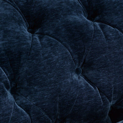 Prospera Home Allington Navy Fabric Chesterfield Armchair Pocket Coil Lounge
