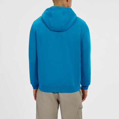 Berghaus Logo Hoody Men's Fleece Pullover Jumper Sweatshirt Blue Medium