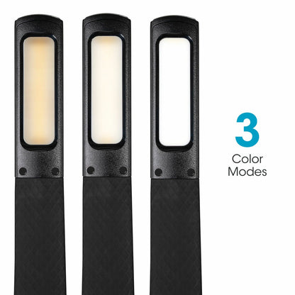 OttLite LED Desk Lamp Wireless Charging USB Colour Changing Base Black