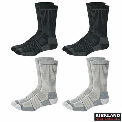 Merino Wool Socks 4 Pack Kirkland Signature Men's Cushioned Comfort Crew