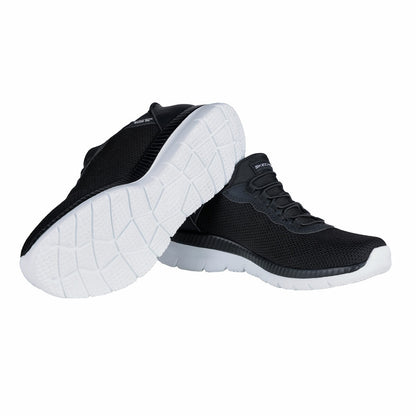 Skechers Ladies Bountiful Swift Fit Trainer Slip On Shoes P135 Black - Size 5