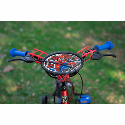 Huffy Spider-Man Kids Bike 16" Steel Frame Ages 4-6 Boys Bicycle Red Spidey
