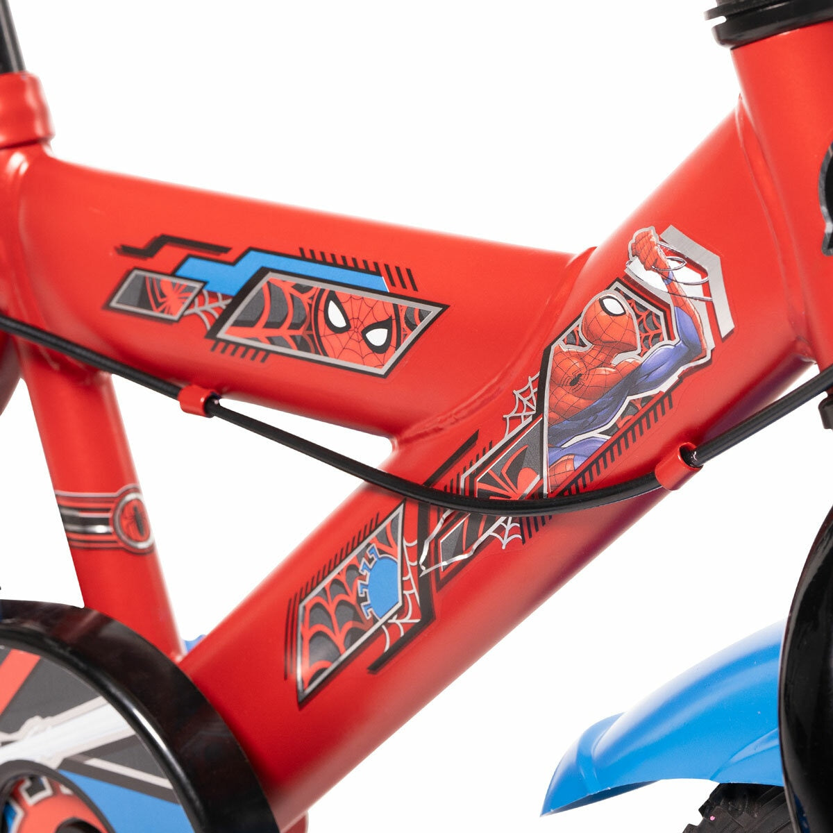 Huffy Spider-Man Kids Bike 16" Steel Frame Ages 4-6 Boys Bicycle Red Spidey