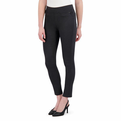 DKNY Ladies Pull On Ponte Stretch Trousers Smart Casual Pant black - Size L