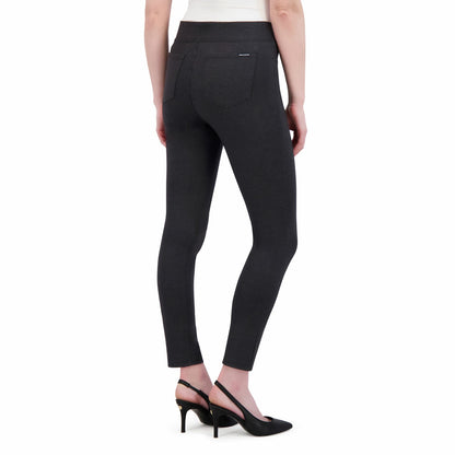 DKNY Ladies Pull On Ponte Stretch Trousers Smart Casual Pant black - Size L