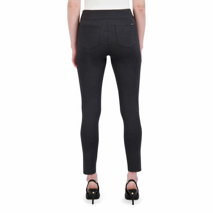 DKNY Ladies Pull On Ponte Stretch Trousers Smart Casual Pant black - Size L