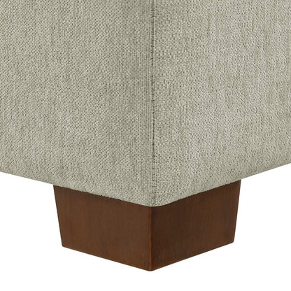 Thomasville Tisdale 6pc Modular Fabric Corner Sofa Set Beige Ottoman Lounge