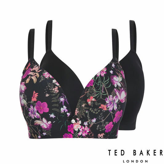 Ted Baker Wireless Bra 2 Pack Women's Underwear Pink Comfort Everyday Bralette