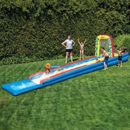 Wham-O 32ft Slip N Slide Constant Air Cushioned Water Slide Kids Blue Red