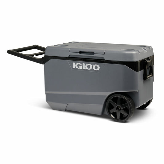 Igloo MaxCold Latitude 90QT Wheeled Roller Cooler Box 137 Can Capacity 85L