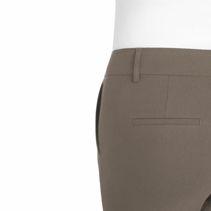 Hilary Radley Pull On Pant Front Seam pockets Trousers Mushroom brown UK 14