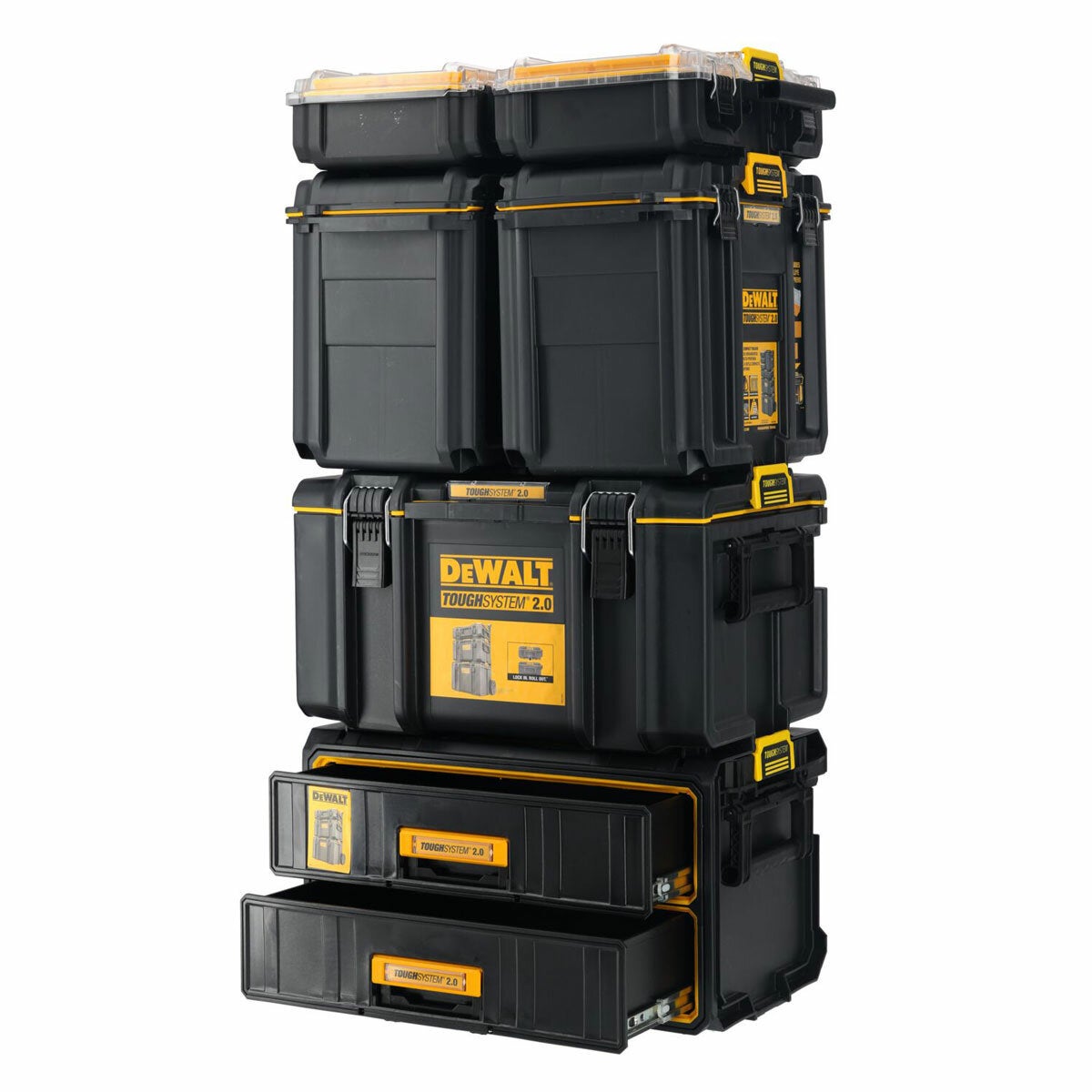 DEWALT ToughSystem 2.0 Tower Tool Storage System DWST60480-1 6 Piece Yellow