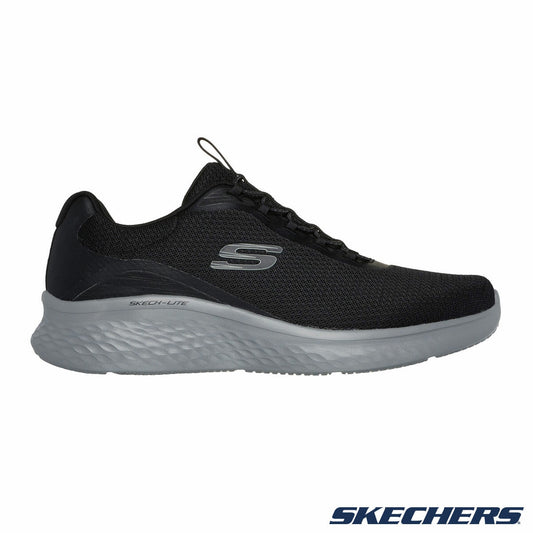 Skechers Lite Pro Frenner Mens Trainers Lightweight Shoes Colour Black