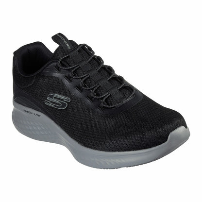 Skechers Lite Pro Frenner Mens Trainers Lightweight Shoes Colour Black