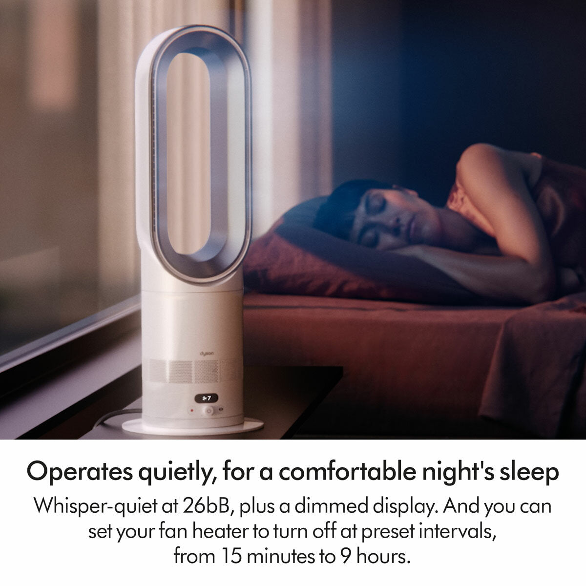 Dyson AM15 HF1 Hot Cool Bladeless Fan Heater WiFi Remote White 2250W