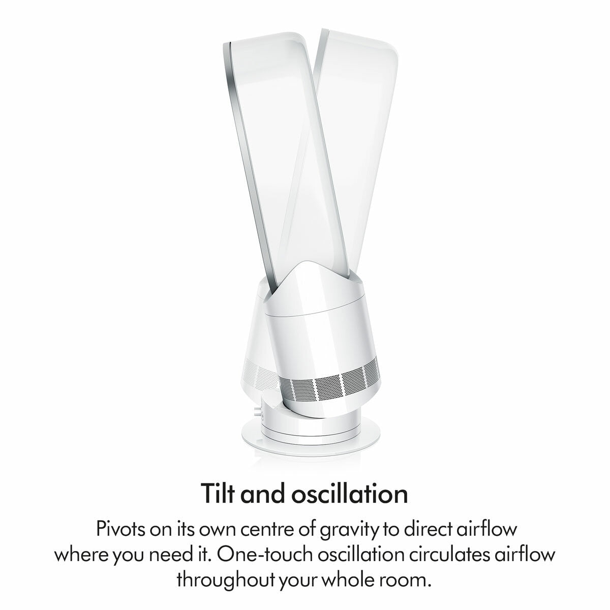 Dyson AM15 HF1 Hot Cool Bladeless Fan Heater WiFi Remote White 2250W