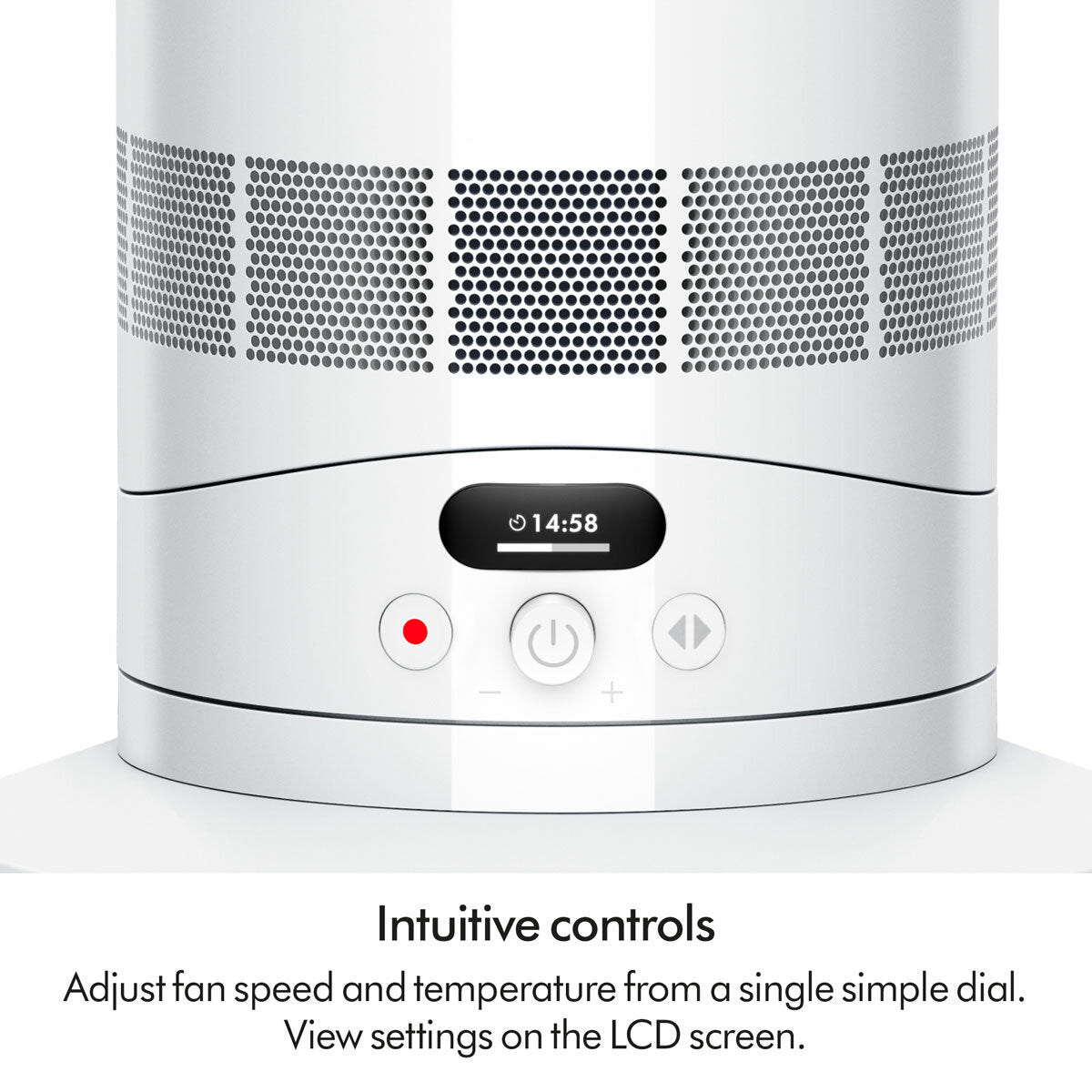 Dyson AM15 HF1 Hot Cool Bladeless Fan Heater WiFi Remote White 2250W