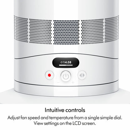 Dyson AM15 HF1 Hot Cool Bladeless Fan Heater WiFi Remote White 2250W