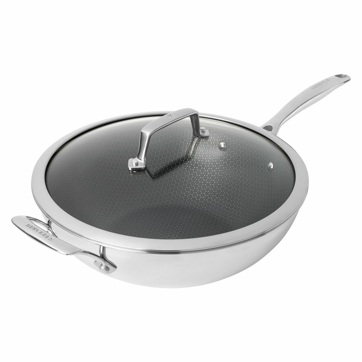 Henckels Paradigm Tri-Ply Stainless Steel Ceramic Wok 30cm Induction All Hobs
