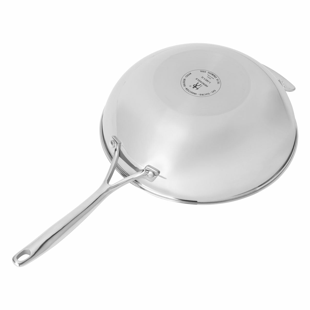 Henckels Paradigm Tri-Ply Stainless Steel Ceramic Wok 30cm Induction All Hobs