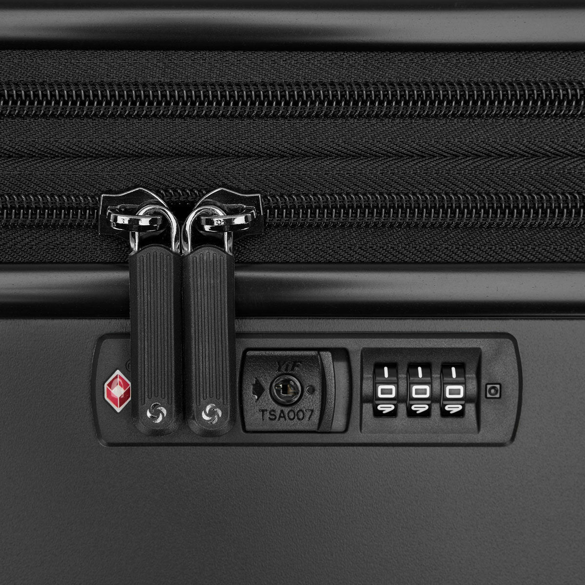 Samsonite Precision DLX Hardside 2 Piece Spinner Luggage Set Black