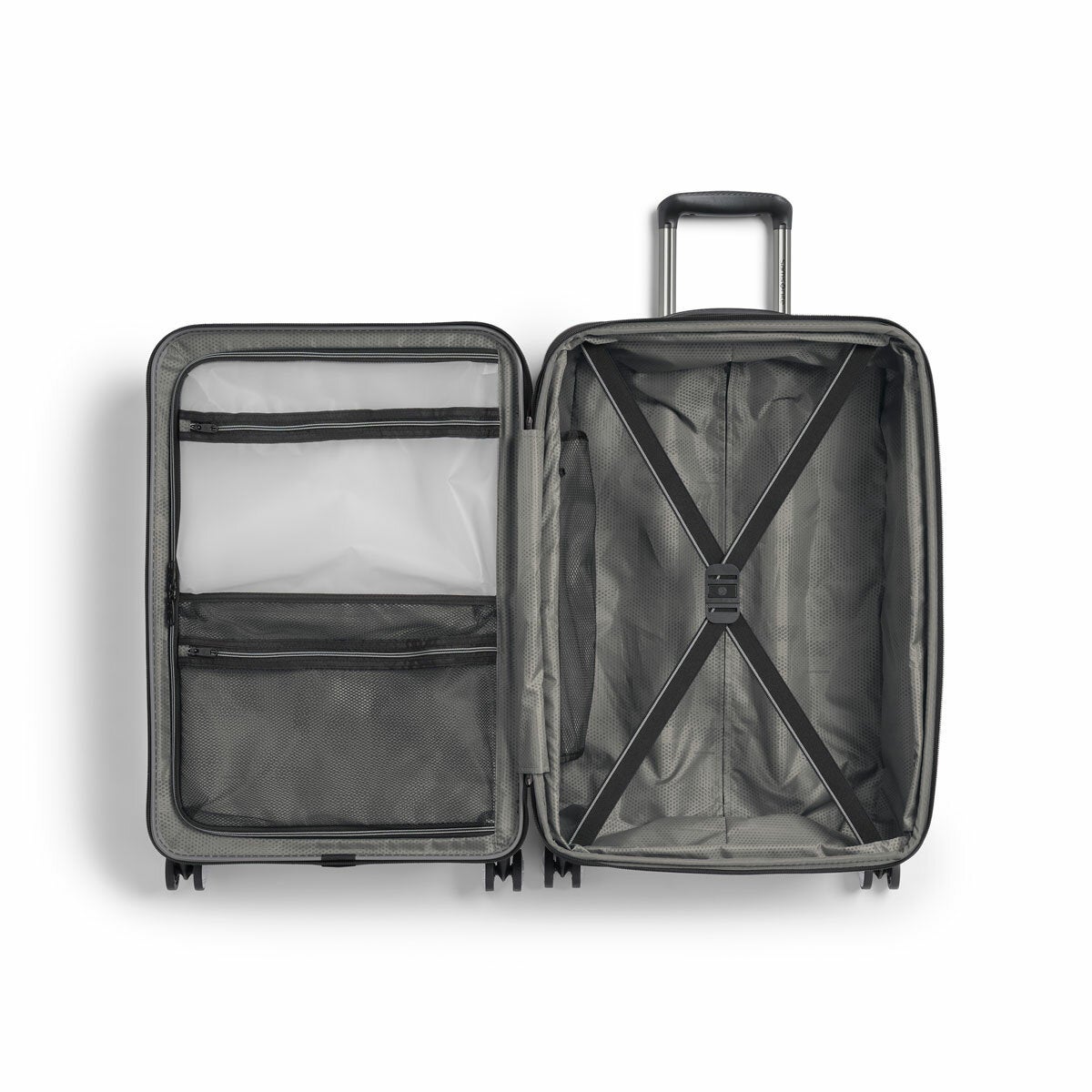 Samsonite Parallax 3 Piece Hardside Luggage Set TSA Lock Spinner 55cm Black