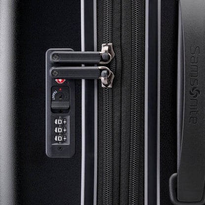 Samsonite Parallax 3 Piece Hardside Luggage Set TSA Lock Spinner 55cm Black