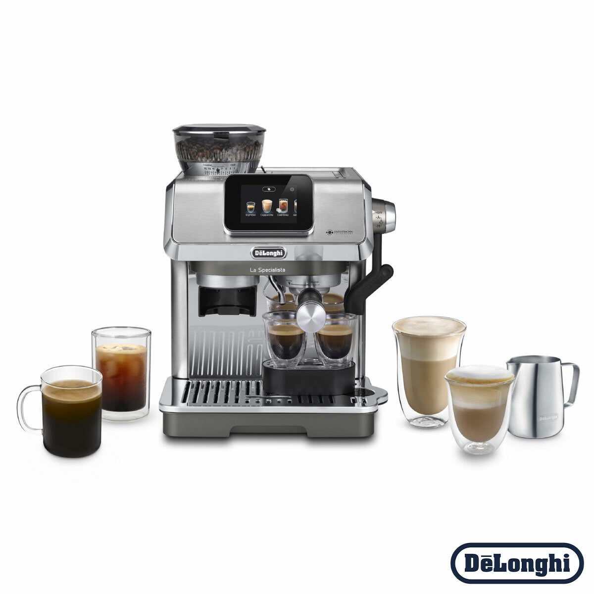 De'Longhi La Specialista Touch Bean to Cup Coffee Machine EC9455.M Silver
