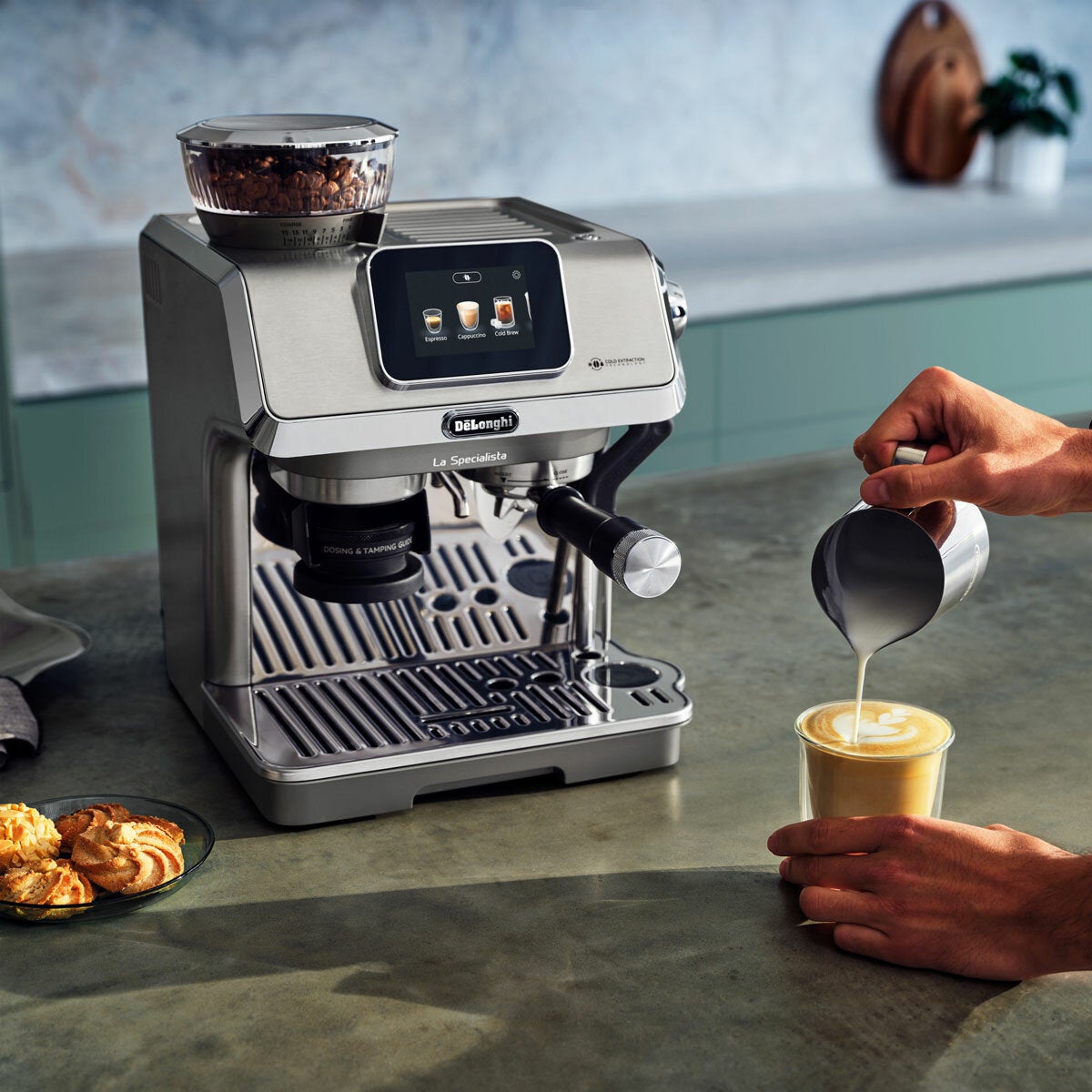 De'Longhi La Specialista Touch Bean to Cup Coffee Machine EC9455.M Silver