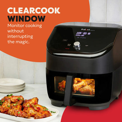 Instant Pot Vortex Plus ClearCook Air Fryer 5.7L 1700W 6 Programme Black