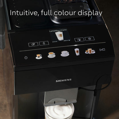 Siemens EQ500 TP513GB9 Bean to Cup Coffee Machine 1500W 15 Bar Piano Black