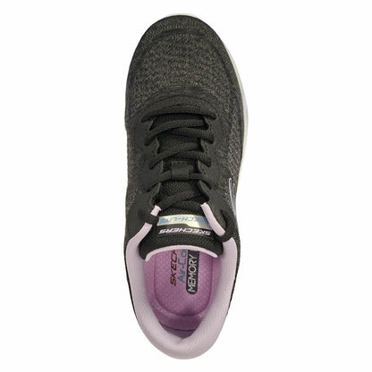 Skechers Ladies Lite Pro Trainer Black Beige Lightweight Women Shoes UK 4-8
