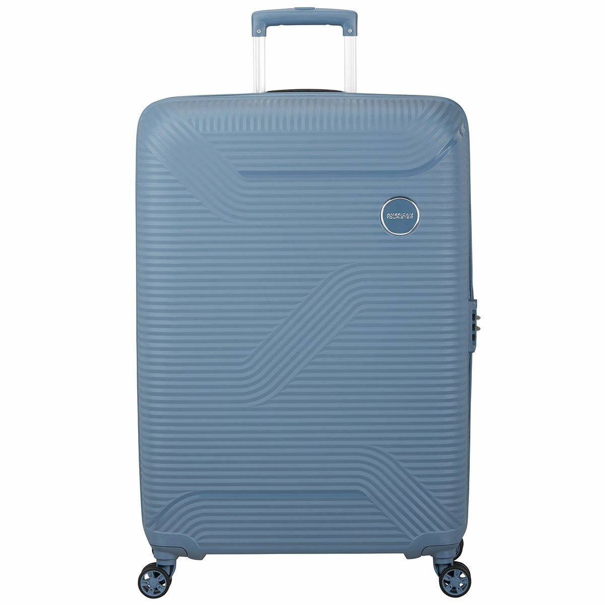 American Tourister Bonjoy 79cm Large Hardside PP Spinner Suitcase TSA Lock Blue