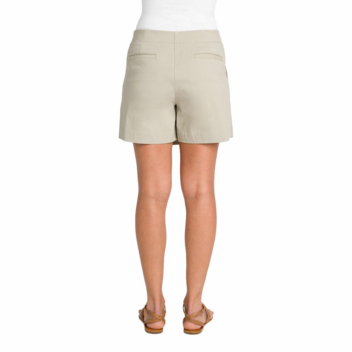 Mason & Belle Ladies Wrap Skort Animal Print Casual Skirt Multiple Sizes Stone