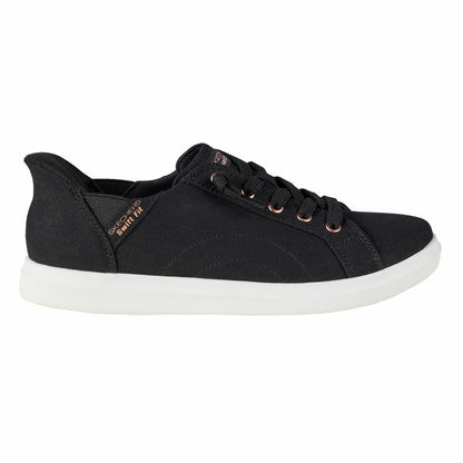 Skechers Ladies Bountiful Swift Fit Slip On Trainers Black White Size UK 5