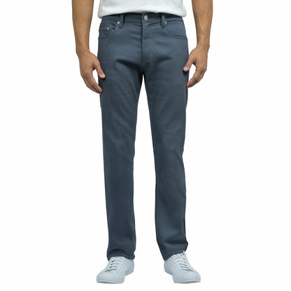 Jachs Men's Slate Grey Commuter Chino Trousers 5 Pocket Smart Casual Pants