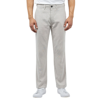 Jachs Men's Linen Chino Pant Lightweight Summer Trousers Grey 32 x 30