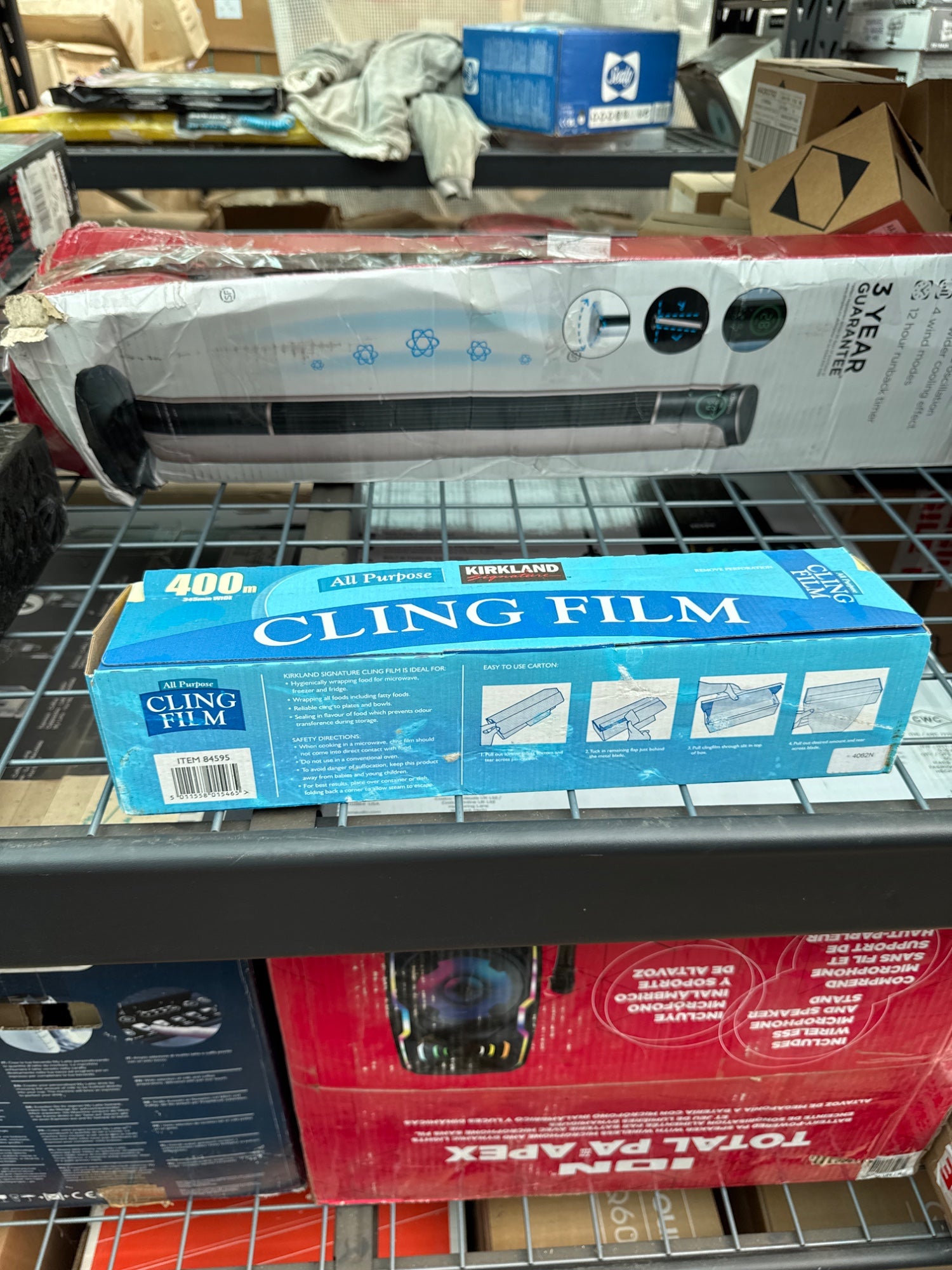 Kirkland Signature Cling Film 400m x 345mm Professional Grade Food Wrap Kitchen