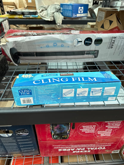 Kirkland Signature Cling Film 400m x 345mm Wide Professional Grade Food Wrap