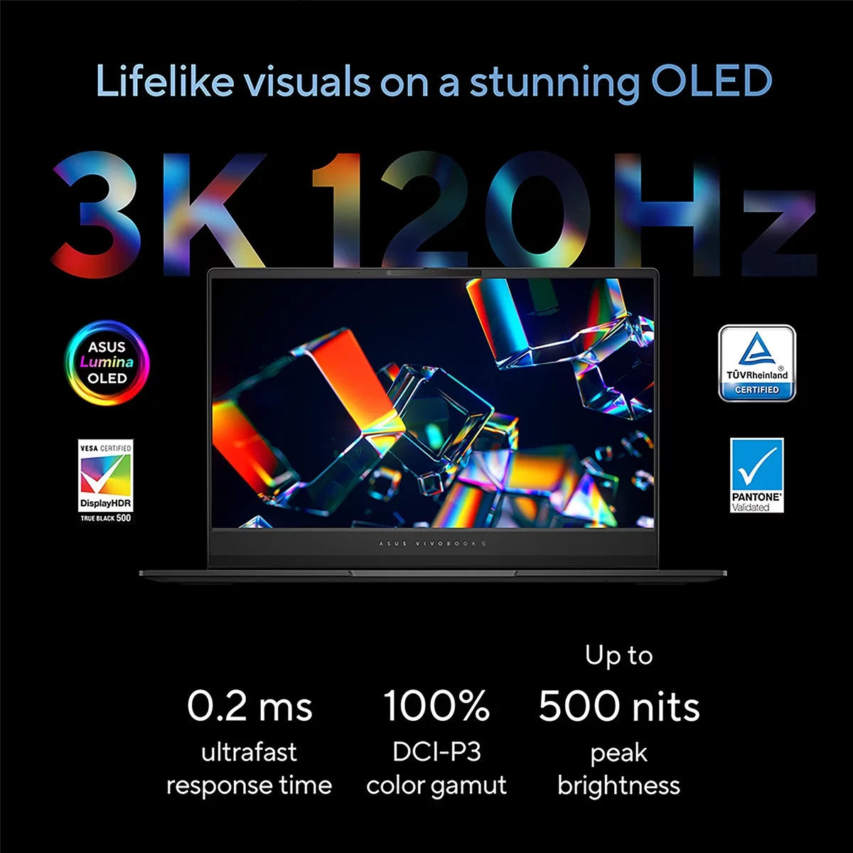 ASUS Vivobook S Ultra 9, 32GB RAM, 1TB SSD, 15.6 Inch OLED Laptop S5506MA-MA025W