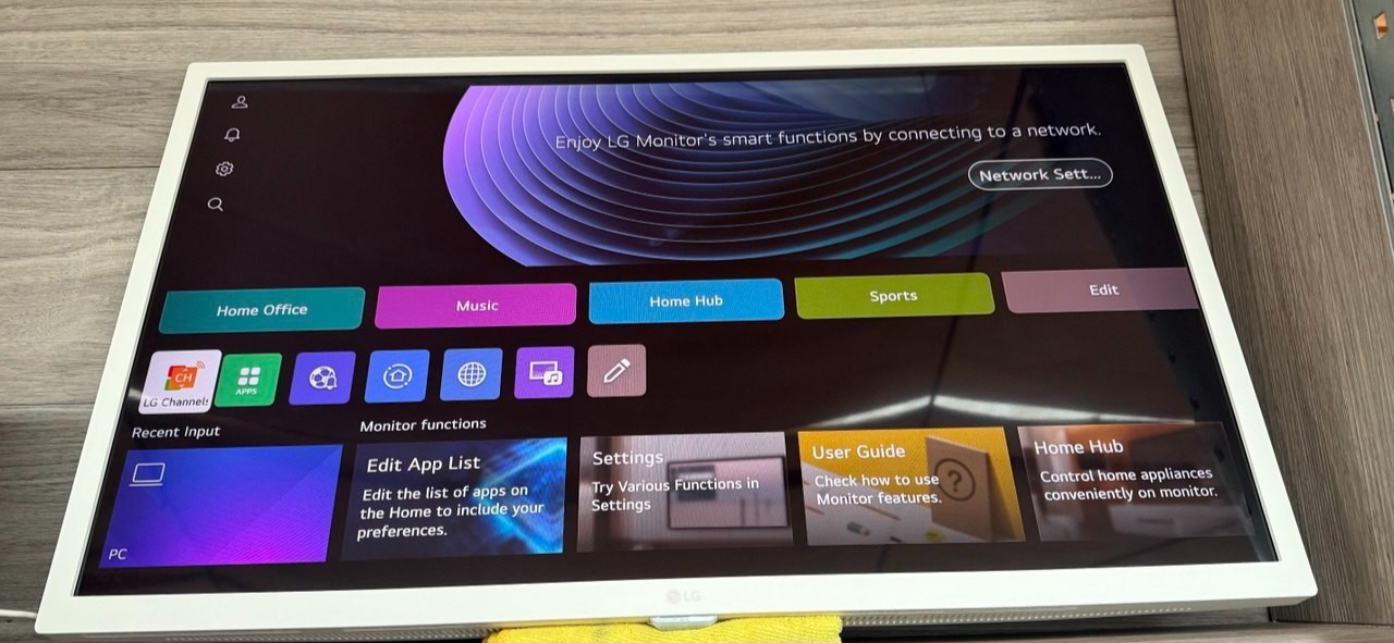 LG 32 Inch Full HD 60Hz IPS Smart Monitor, 32SR50F-W