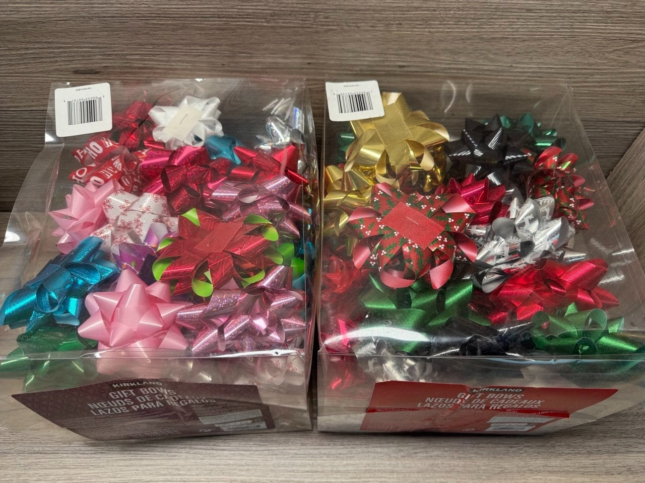Kirkland Signature Gift Bows in Bright / Traditional Colours - 50 Pack