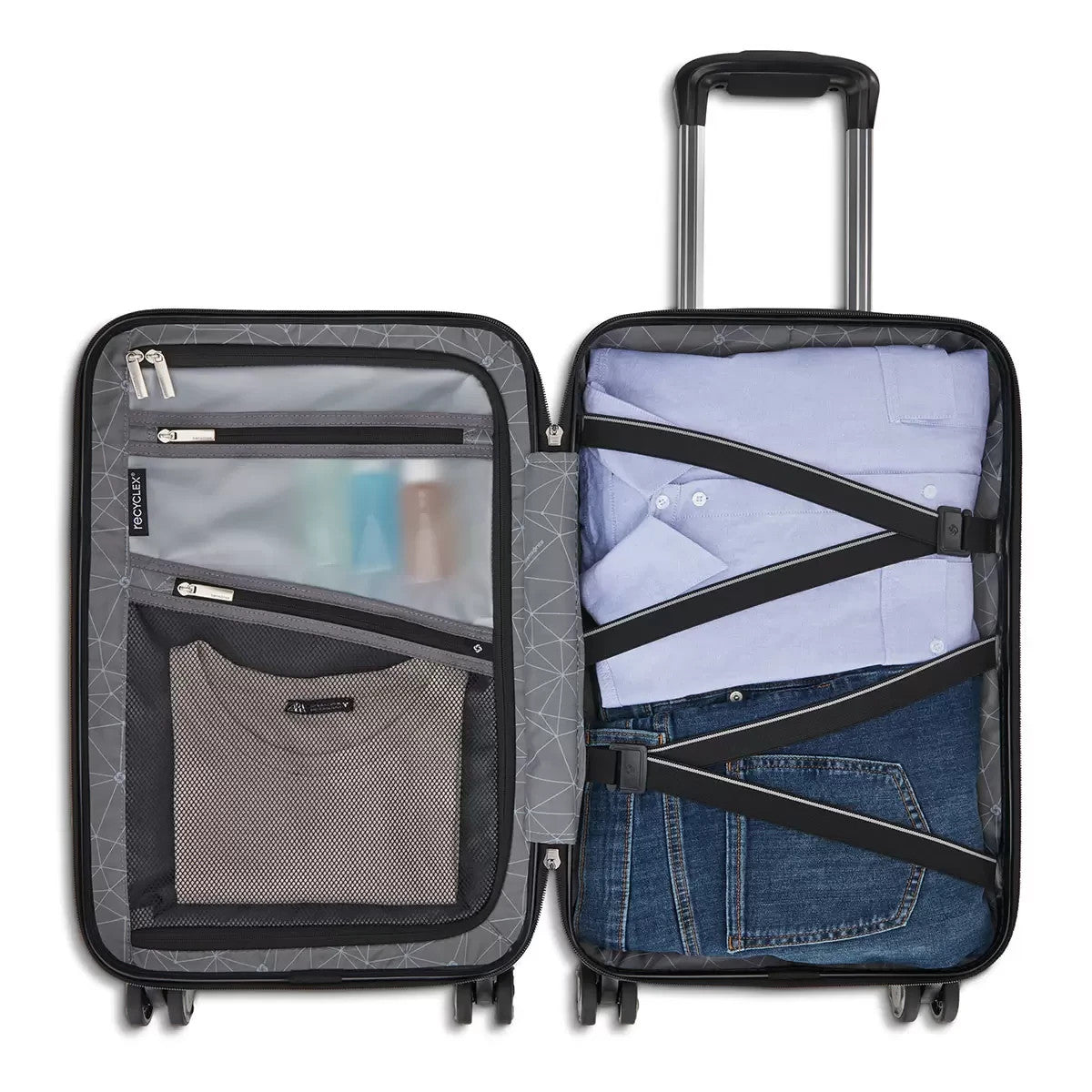 Samsonite Element XLT 2.0 Hardside 2 Piece Suitcase|Luggage Set in Black