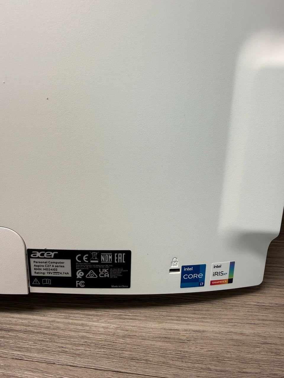 Acer C27-195ES Core i7, 16GB RAM, 1TB SSD, 27 Inch All in One PC, DQ.BNREK.006