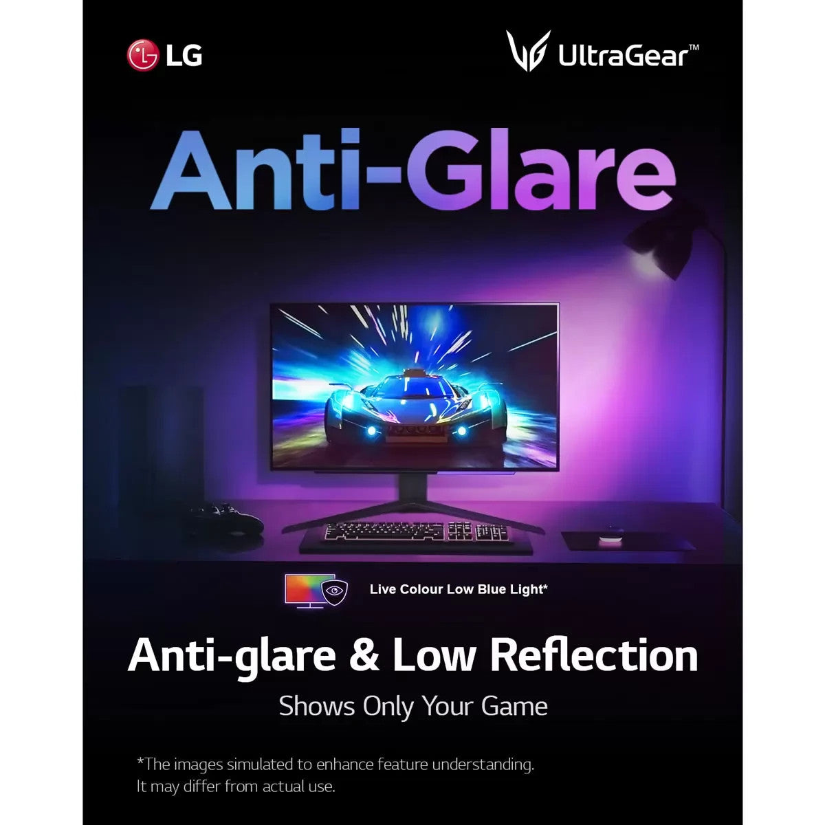 LG UltraGear 27 Inch QHD 240Hz OLED Gaming Monitor, 27GS95QE-B