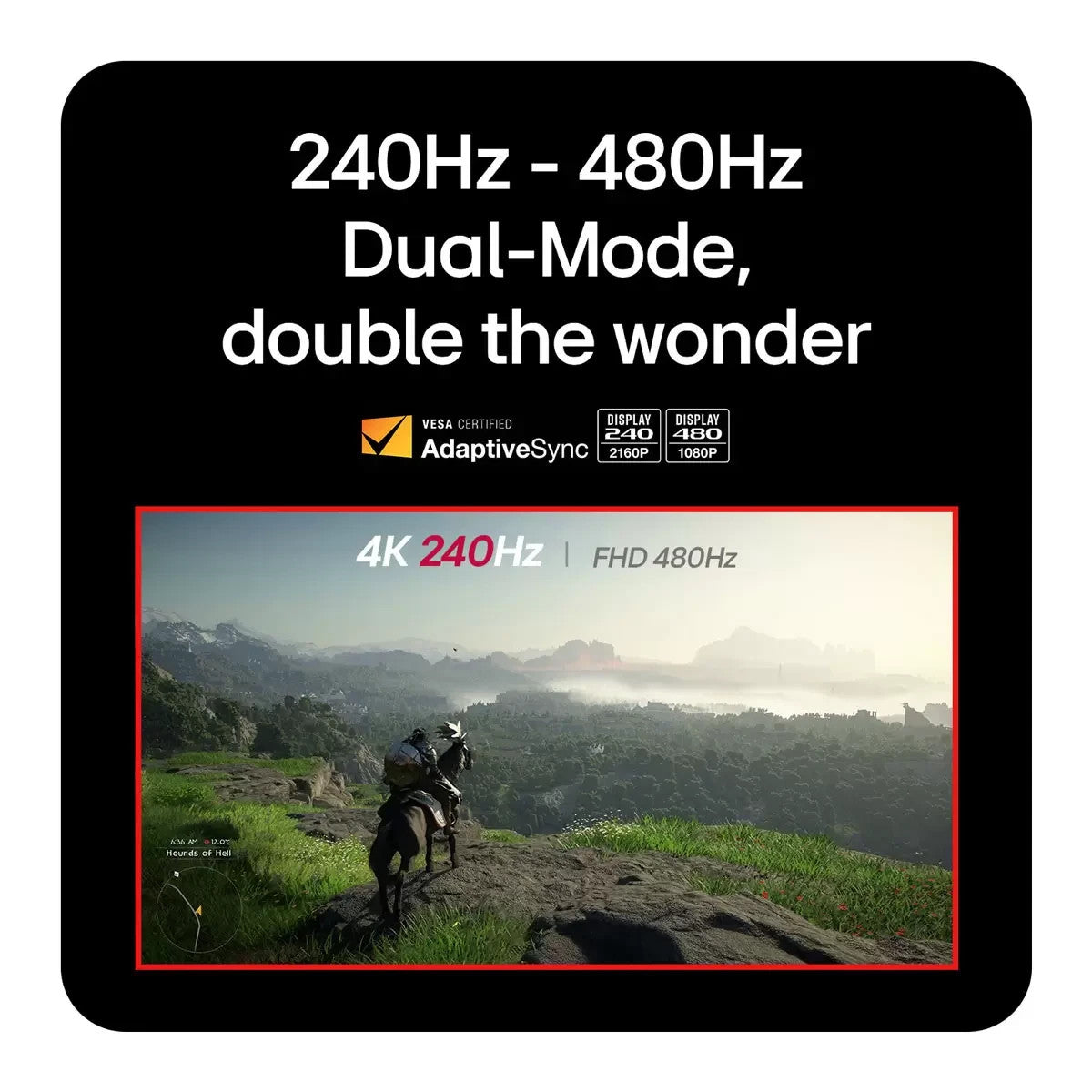 LG UltraGear 27 Inch 4K Ultra HD 240Hz IPS Gaming Monitor, 27G850A-B * 173 Hours