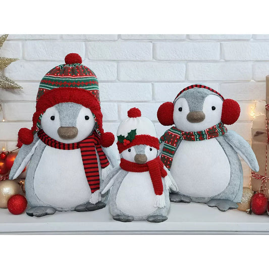Costco Plush Holiday Penguins - Set of 3