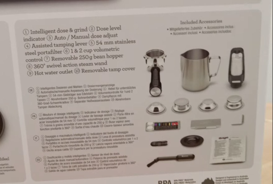 Sage The Barista Express Impress Bean to Cup Coffee Machine SES876BST4GUK1