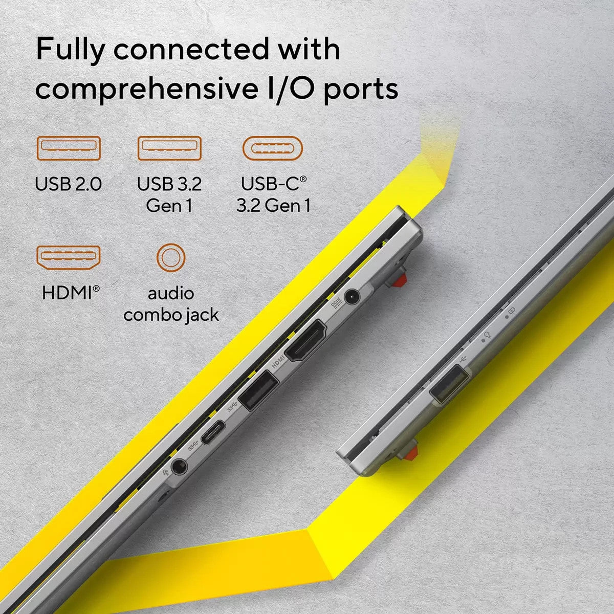 ASUS Vivobook Go, AMD Ryzen 5, 16GB RAM, 512GB SSD, 15.6 Laptop, E1504FA-BQ2566W