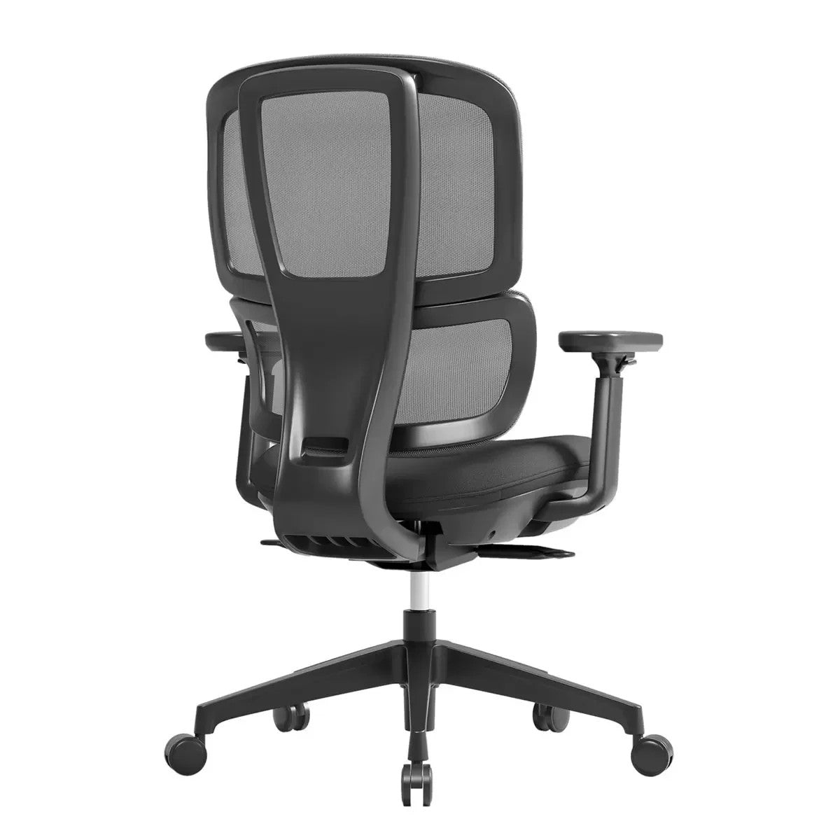 Shelby Mesh Back Operator Chair Operator Chair with Grey Fabric Seat Dams